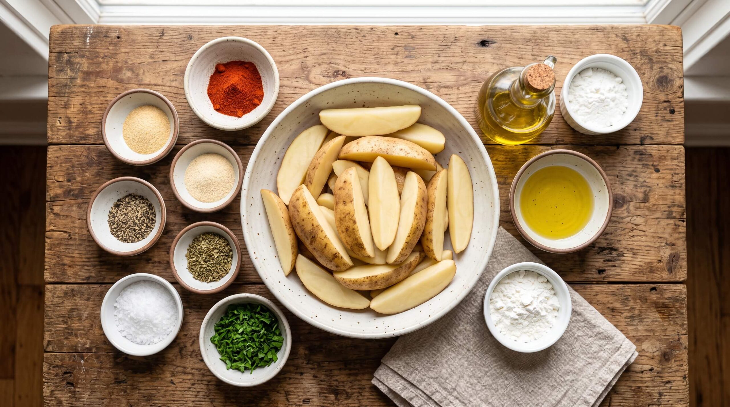 مكونات بطاطس ودجز
